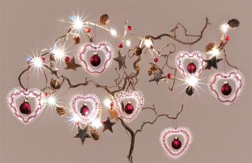 Preview: 632 Klöppelbrief Baumbehang "Herzelieb"